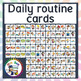 Daily routine cards / Visual schedule for home or school by PTT | TpT