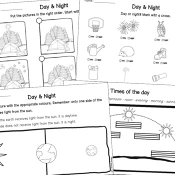 Daily routines - worksheets by Mrs Marena | TPT
