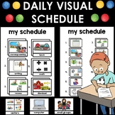 Daily visual schedule classroom autism speech sped