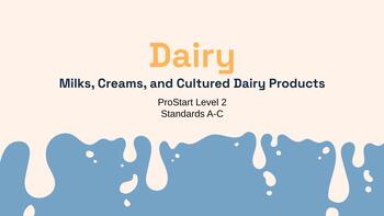 Preview of Dairy Milks, Creams, and Cultured Dairy Products Lesson Bundle