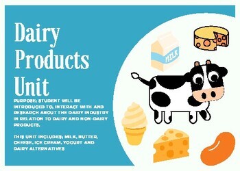 Preview of Dairy Products Unit