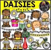 Daisies Clip Art Set {Educlips Clipart}