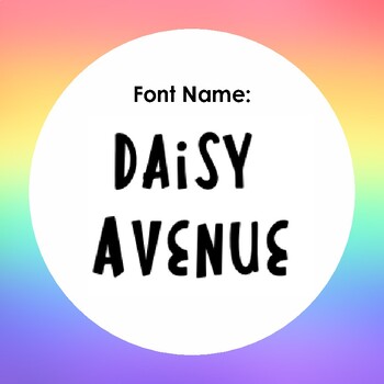 Preview of Daisy Avenue Font