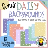 Daisy Background Digital Paper Set | Personal & Commercial