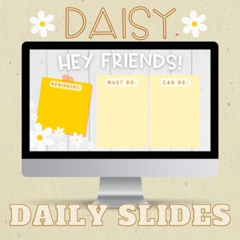 Preview of Daisy Daily Slides