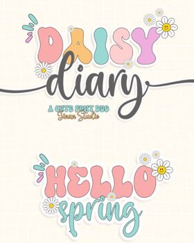 Preview of Daisy Diary Duo | Unveiling the Sweetness and Playfulness