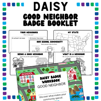 Preview of Daisy Girl Scout Badge Booklet - Daisies Good Neighbor Badge Activities
