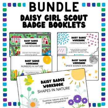 Preview of Daisy Girl Scout Badge Bundle - Daisies Troop Badges