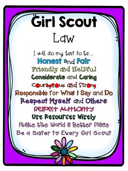 Daisy Girl Scout Kaper Chart by Salandra Grice | TpT