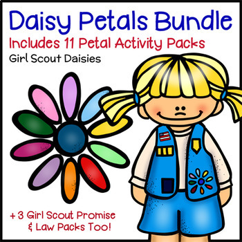 Preview of Daisy Petals Bundle - Girl Scout Daisies - Includes 14 Activity Packs!!
