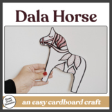 Dala Horse: An Easy Cardboard Craft