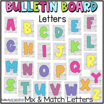 Dalmatian Bulletin Board Letters Spotted & Bright Decor 