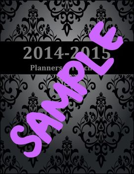 Preview of Damask Weekly Planner