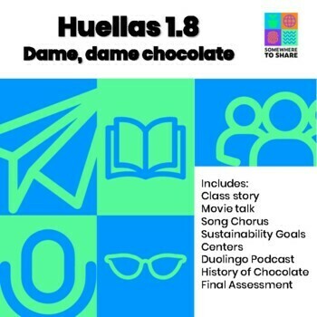 Preview of Dame, dame chocolate: A unit for upper level Spanish students Huellas 1.8