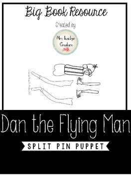 Preview of Dan the Flying Man Split Pin Puppet