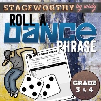 Preview of Dance Activities for Grades 3 & 4 Dance Phrase Activity Worksheets Ontario