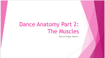 Preview of Dance Anatomy: Muscular System