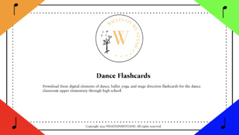 Preview of Dance Bundle Flashcards