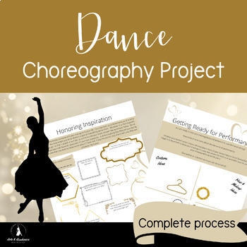 Preview of Dance Choreography Challenge Project (Dedicated To) SEL PDF and Digital for 7-12