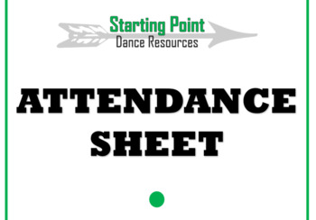 Preview of Dance Class Attendance Sheet