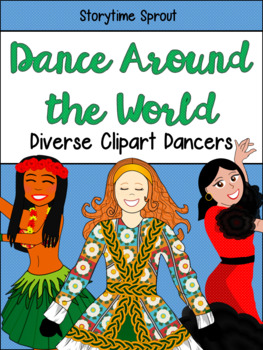 Preview of Dance & Culture Clipart: Diverse People Dancing