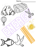 Dance: Energy Qualities Coloring Pages