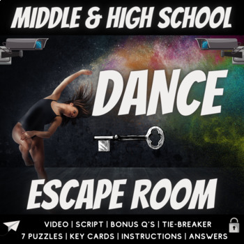 Preview of Dance Escape Room