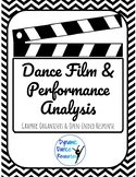 Dance Film & Performance Analysis Graphic Organizer