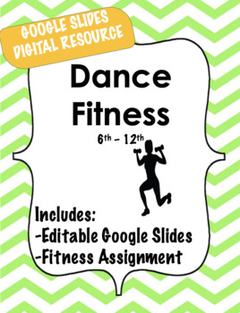 Preview of Dance Fitness- DISTANCE LEARNING (Google Slides Presentation)