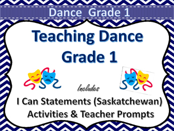 Preview of Dance Grade 1 Saskatchewan Curriculum