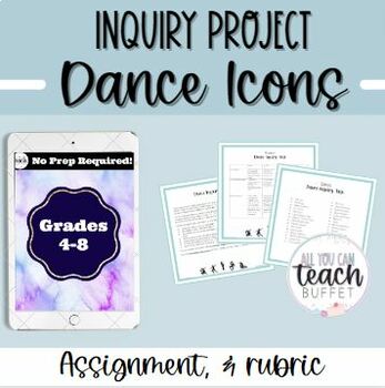 Preview of Dance Icon Study (Dance Research Project & Inquiry Task)