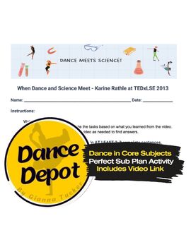 Preview of Dance Meets Science! Worksheet