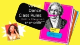 Dance NETiquette PowerPoint (TEMPLATE) (REMOTE TEACHING)