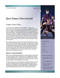 Dance Newsletter Project Example