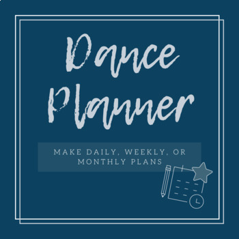 Preview of Dance Planner