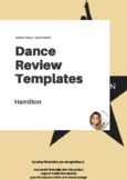 Dance Review Templates
