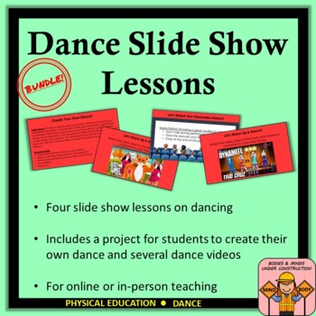 Preview of Dance Slide Show Lessons Bundle (K-5)