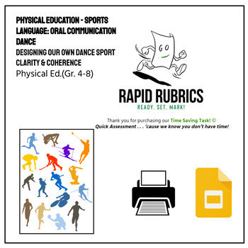 Preview of Dance Sport Mashup - Time Saving Task - Ontario - Rapid Rubrics