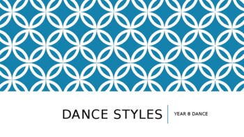 Preview of Dance Styles Lesson