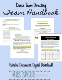 Dance Team Directing-Team Handbook