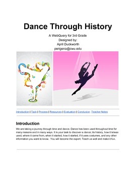 Preview of Dance Through History