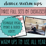 Dance Warm Ups for High School - Dynamic & Static Exercise