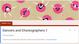 Dancers and Choreographers 1