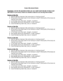 Dances of the 20th Century: Student Note-taking Sheet