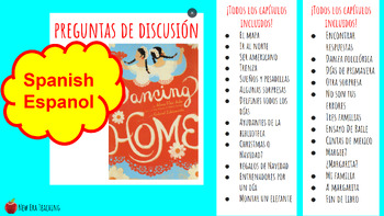 Preview of Dancing Home Discussion Questions Spanish Espanol