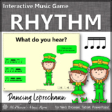 Sixteenth Notes Interactive Rhythm Game {Dancing Leprechaun}