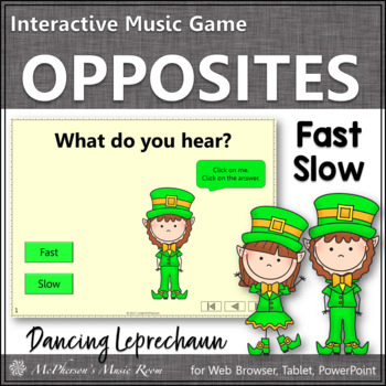 Preview of St. Patrick's Day Music | Tempo Fast and Slow Interactive Music Game Leprechaun