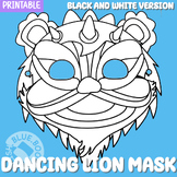 Dancing Lion Mask Craft - Chinese New Year. Chinese Lion p