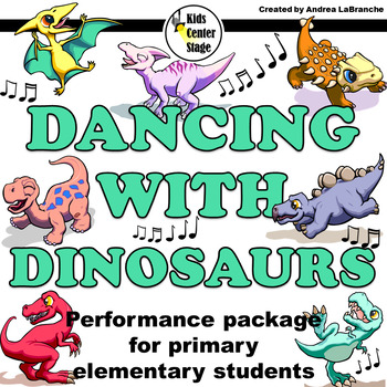 Preview of Dinosaur Themed Musical Performance Script for Elementary Students