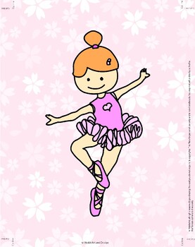 Preview of Dancing -ballet poster -dancing girl poster - girl poster - Ready to print